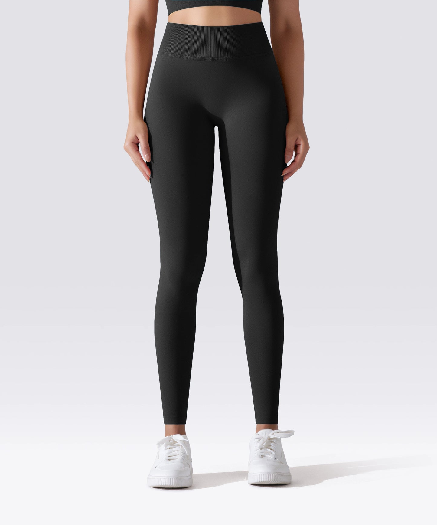 LEGGING FEMME NOIR MAINTIEN ET CONFORT POUR YOGA-FITNESS-PILATES