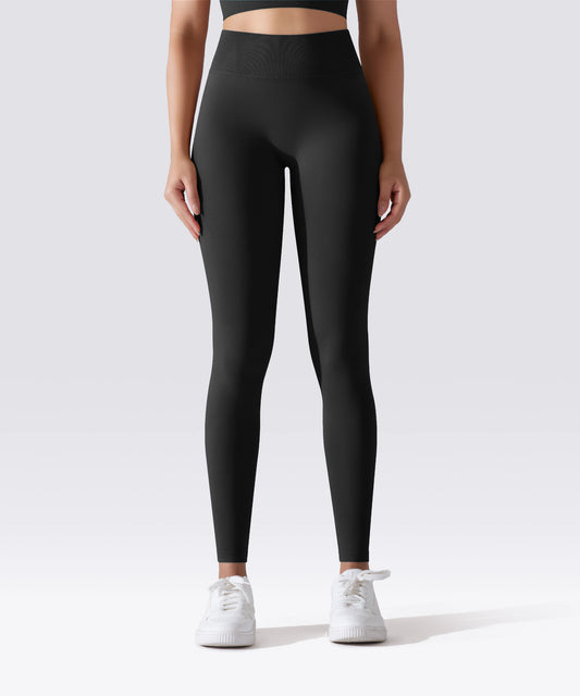 LEGGING FEMME NOIR MAINTIEN ET CONFORT POUR YOGA-FITNESS-PILATES