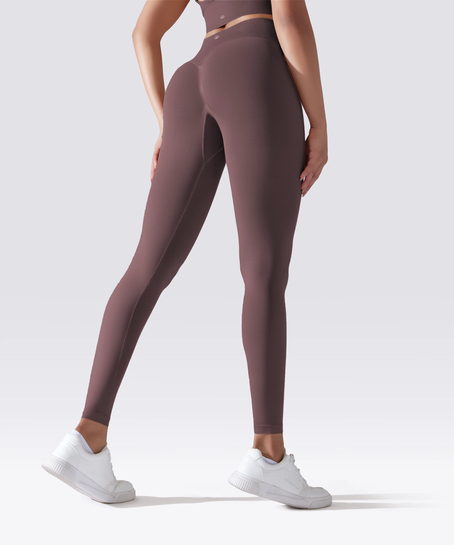 LEGGING FEMME PRUNE MAINTIEN ET CONFORT POUR YOGA-FITNESS-PILATES