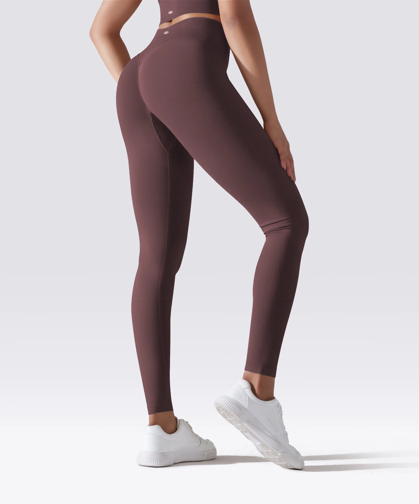 LEGGING FEMME PRUNE MAINTIEN ET CONFORT POUR YOGA-FITNESS-PILATES