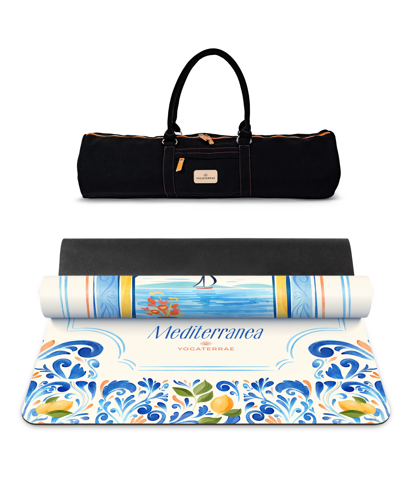 TAPIS DE YOGA DOLCE VITA EN PU-CAOUTCHOUC NATUREL AVEC SAC
