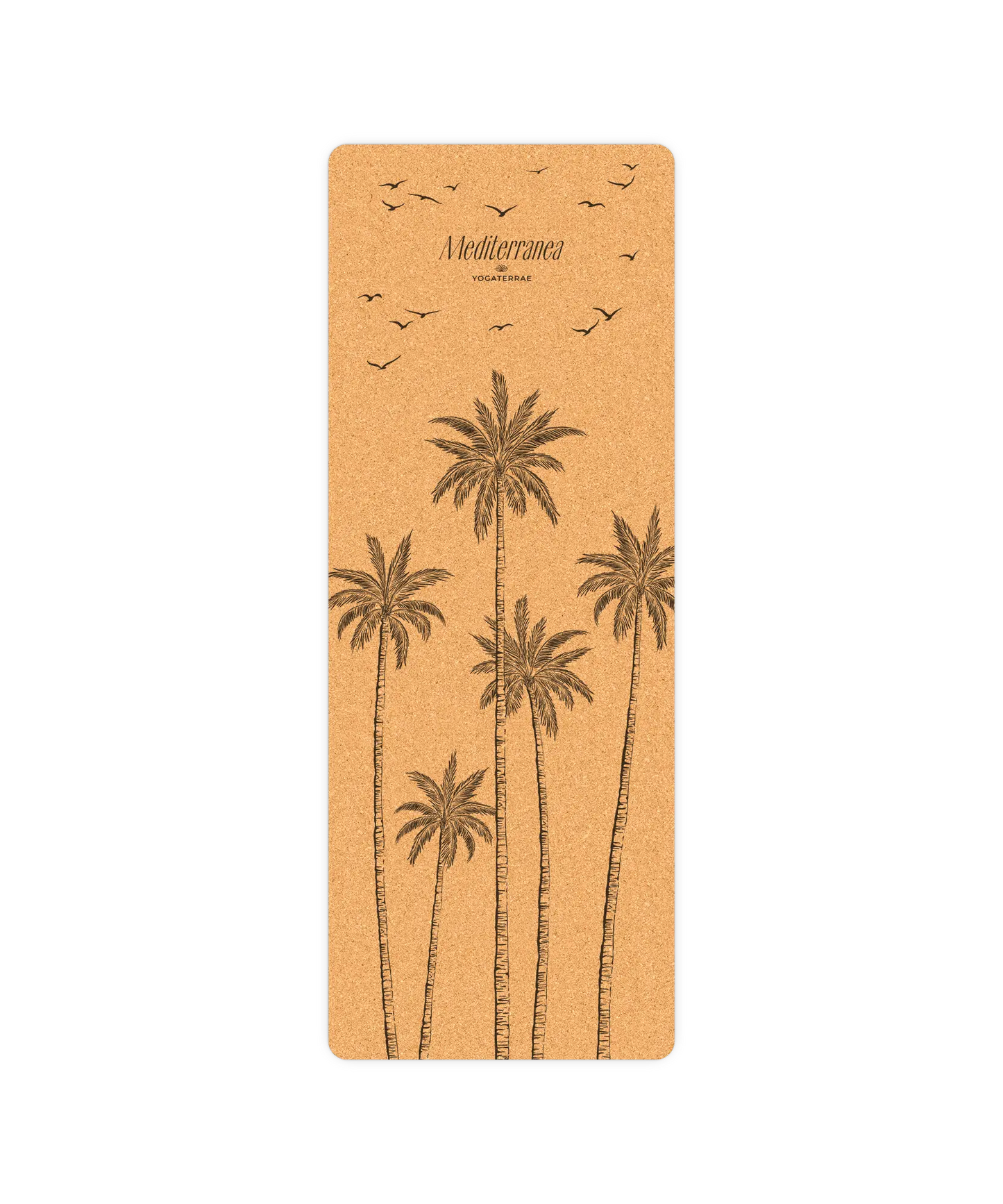 TAPIS DE YOGA ROYAL PALM LIÈGE & CAOUTCHOUC NATUREL ANTIDÉRAPANT