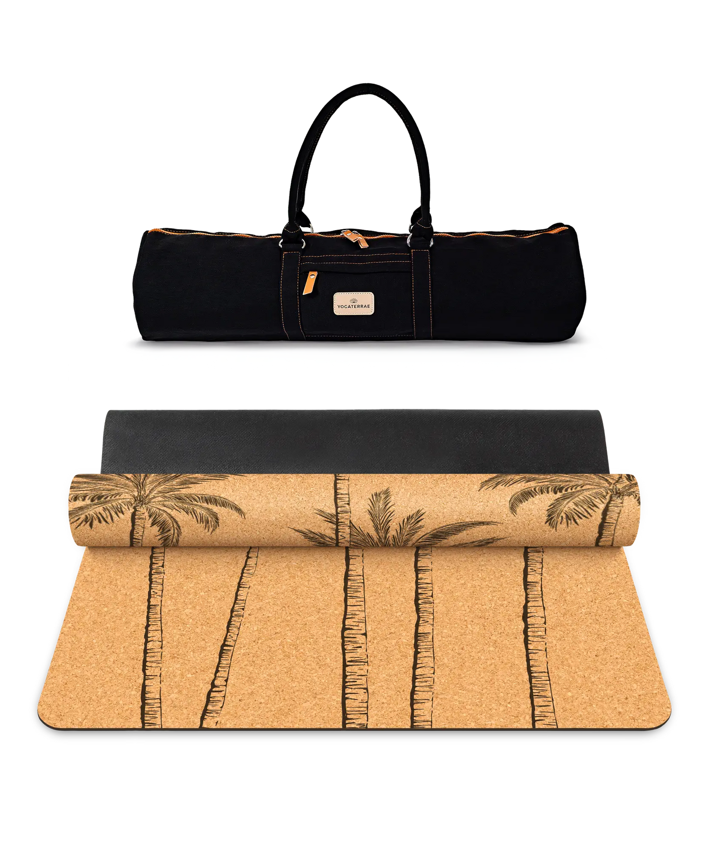 TAPIS DE YOGA LIÈGE & CAOUTCHOUC NATUREL ANTIDÉRAPANT MEDITERRANEA AVEC SAC