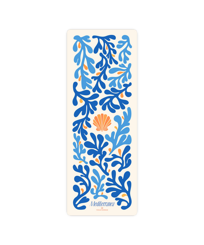 TAPIS DE YOGA ANTIDÉRAPANT SEASHELL EN PU-CAOUTCHOUC NATUREL