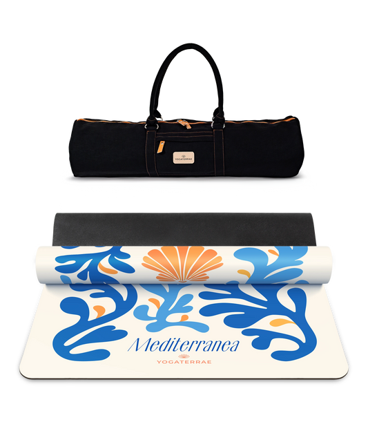 TAPIS DE YOGA SEASHELL EN PU-CAOUTCHOUC NATUREL AVEC SAC