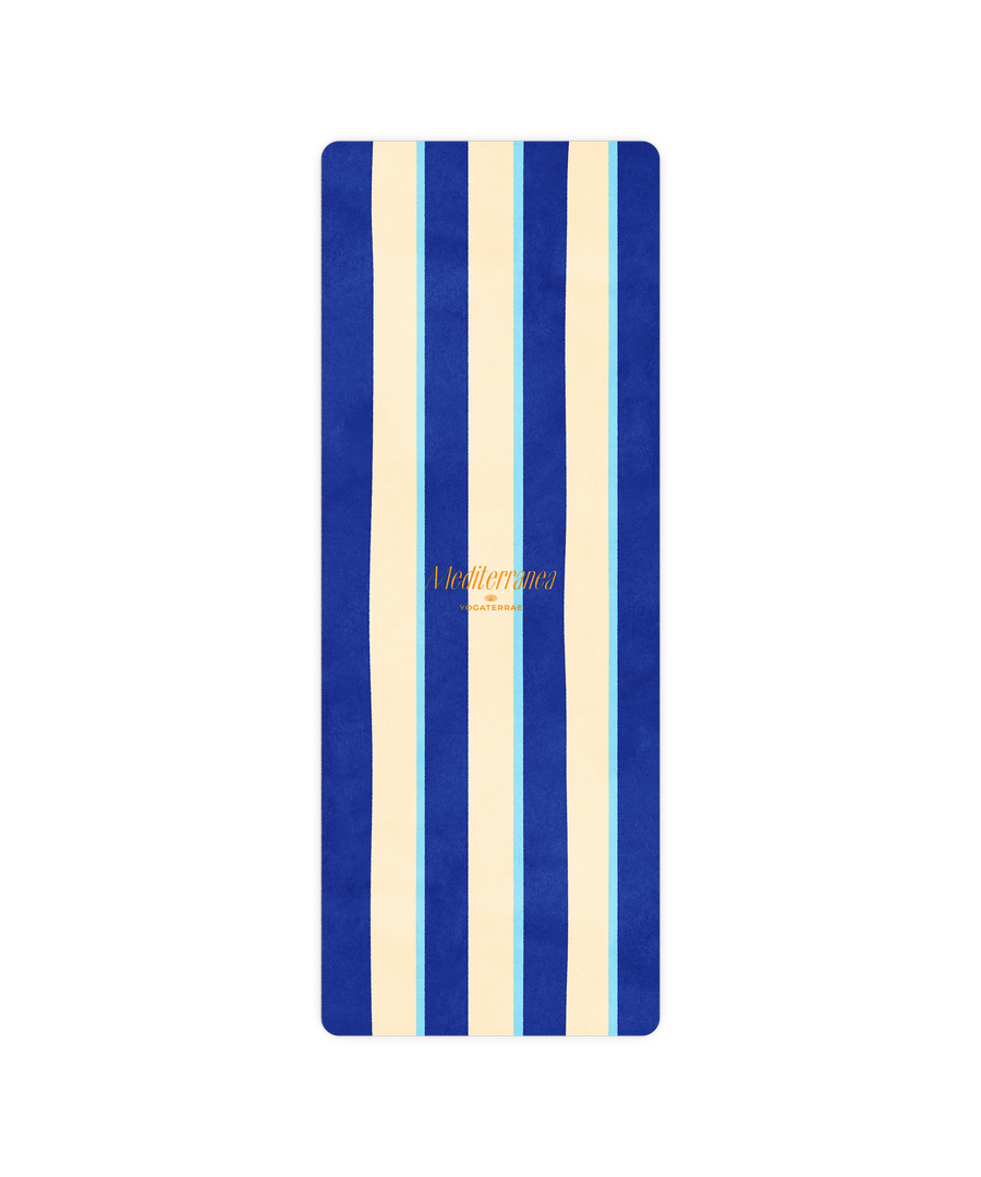 TAPIS DE YOGA SANTORIN CONFORT MICROFIBRE & CAOUTCHOUC NATUREL