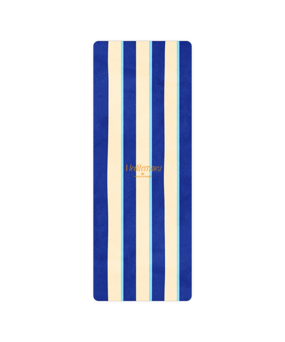 TAPIS DE YOGA VOYAGE ANTIDÉRAPANT MICROFIBRE SANTORIN – MEDITERRANEA