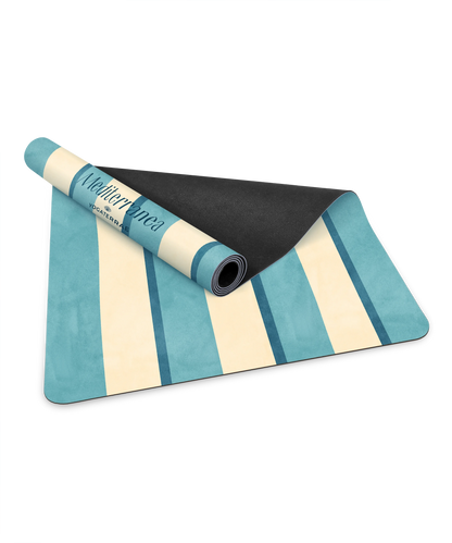 TAPIS DE YOGA VOYAGE ANTIDÉRAPANT MICROFIBRE CAPRI – MEDITERRANEA