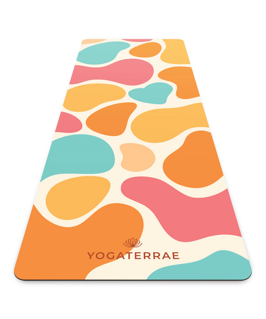 TAPIS DE YOGA ANTIDÉRAPANT PU-CAOUTCHOUC NATUREL HAVANA