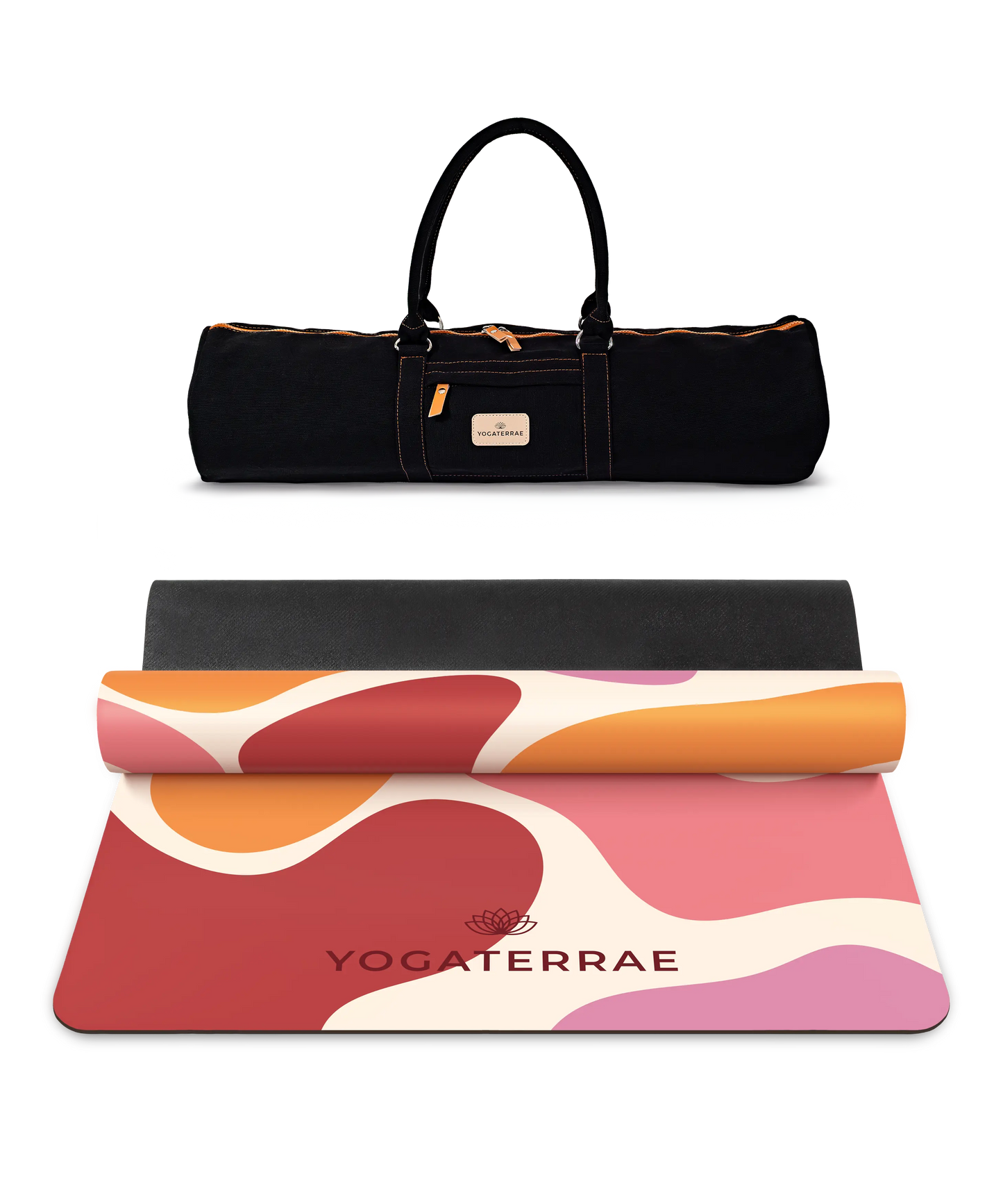 TAPIS DE YOGA ANTIDÉRAPANT PU-CAOUTCHOUC NATUREL KYOTO AVEC SAC