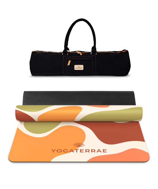 TAPIS DE YOGA ANTIDÉRAPANT PU-CAOUTCHOUC NATUREL MONTRÉAL AVEC SAC