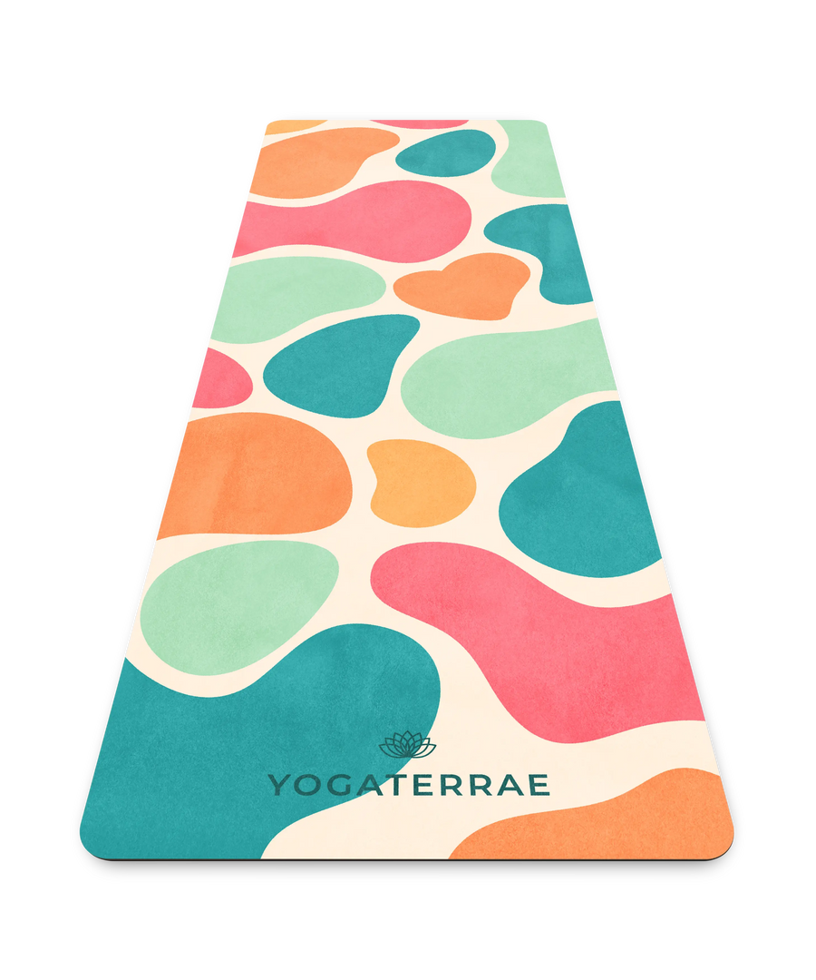 TAPIS DE YOGA BORA-BORA CONFORT MICROFIBRE & CAOUTCHOUC NATUREL