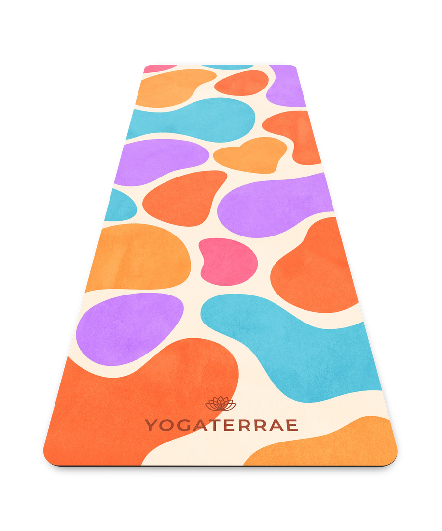 TAPIS DE YOGA MEXICO CONFORT MICROFIBRE & CAOUTCHOUC NATUREL