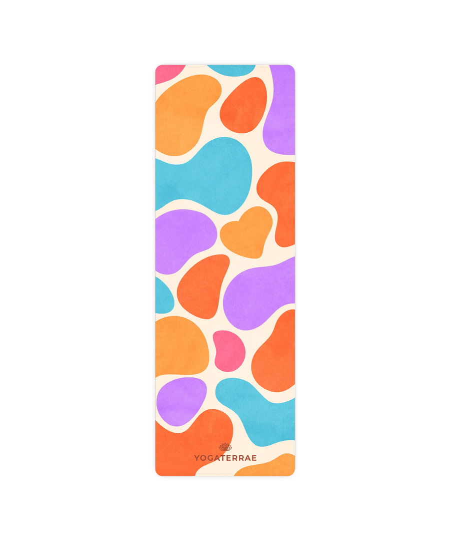 TAPIS DE YOGA MEXICO CONFORT MICROFIBRE & CAOUTCHOUC NATUREL