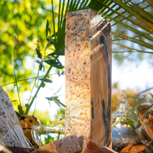 BARRE DE SAVON NATUREL N°47 ORIENTALE AU LAIT D'ÂNESSE (ENCENSE AMBRE)