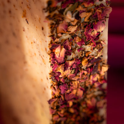 BARRE DE SAVON NATUREL N°25 LA VIE EST ROSE (HIBISCUS)