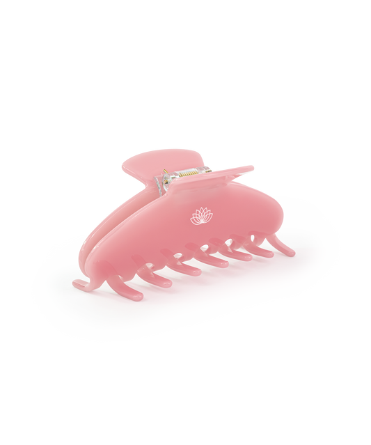 PINCE À CHEVEUX YOGA FITNESS BALADE PRATIQUE DOUCE ET LÉGÈRE ROSE