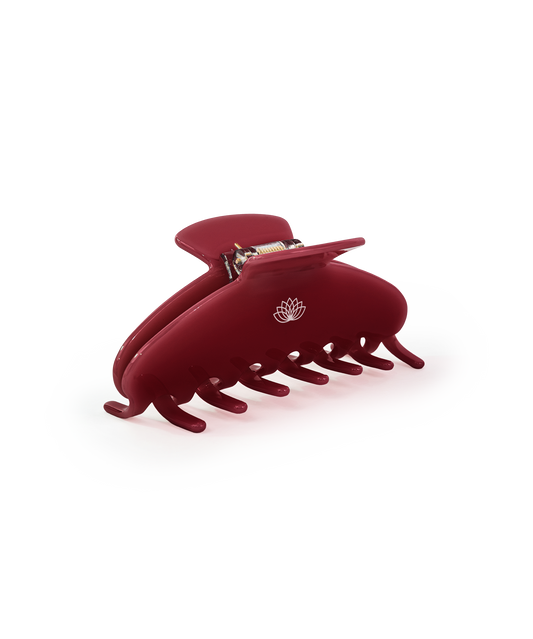 PINCE À CHEVEUX YOGA FITNESS BALADE PRATIQUE DOUCE ET LÉGÈRE FUSHIA