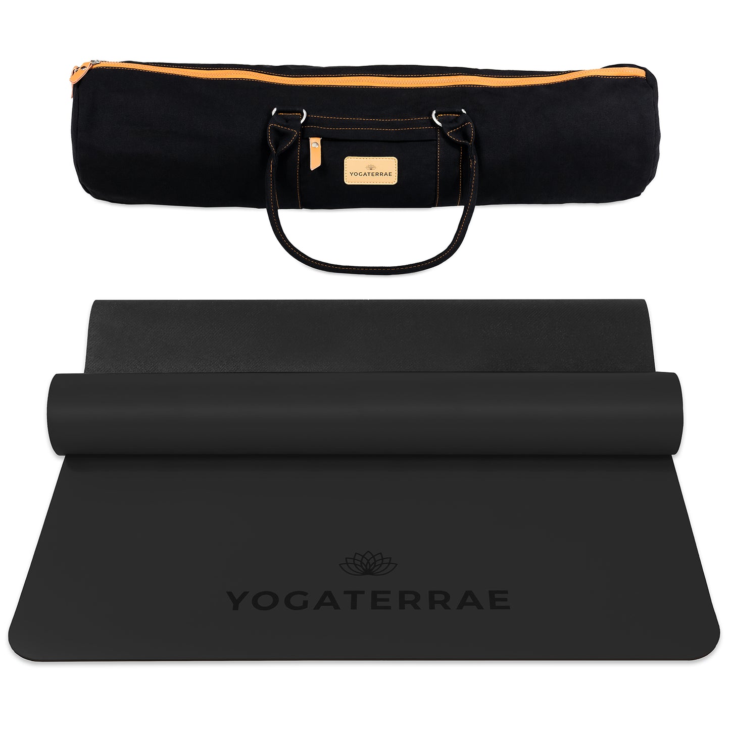 TAPIS DE YOGA MAUNA KEA NOIR EXPERT AVEC SAC