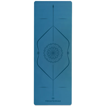 PACK YOGATERRAE BLEU POLAIRE : LE TAPIS + 5 ACCESSOIRES YOGA