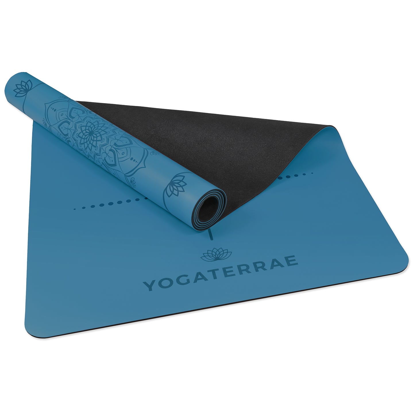 PACK YOGATERRAE BLEU POLAIRE : LE TAPIS + 5 ACCESSOIRES YOGA