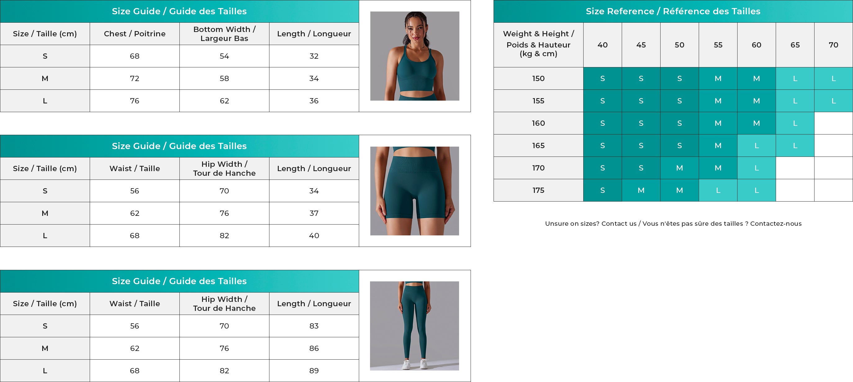 Guide des tailles