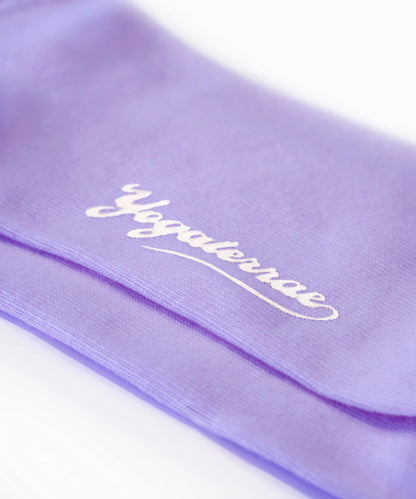 CHAUSSETTES FEMME RAYURES CONTRASTÉES, LAVANDE