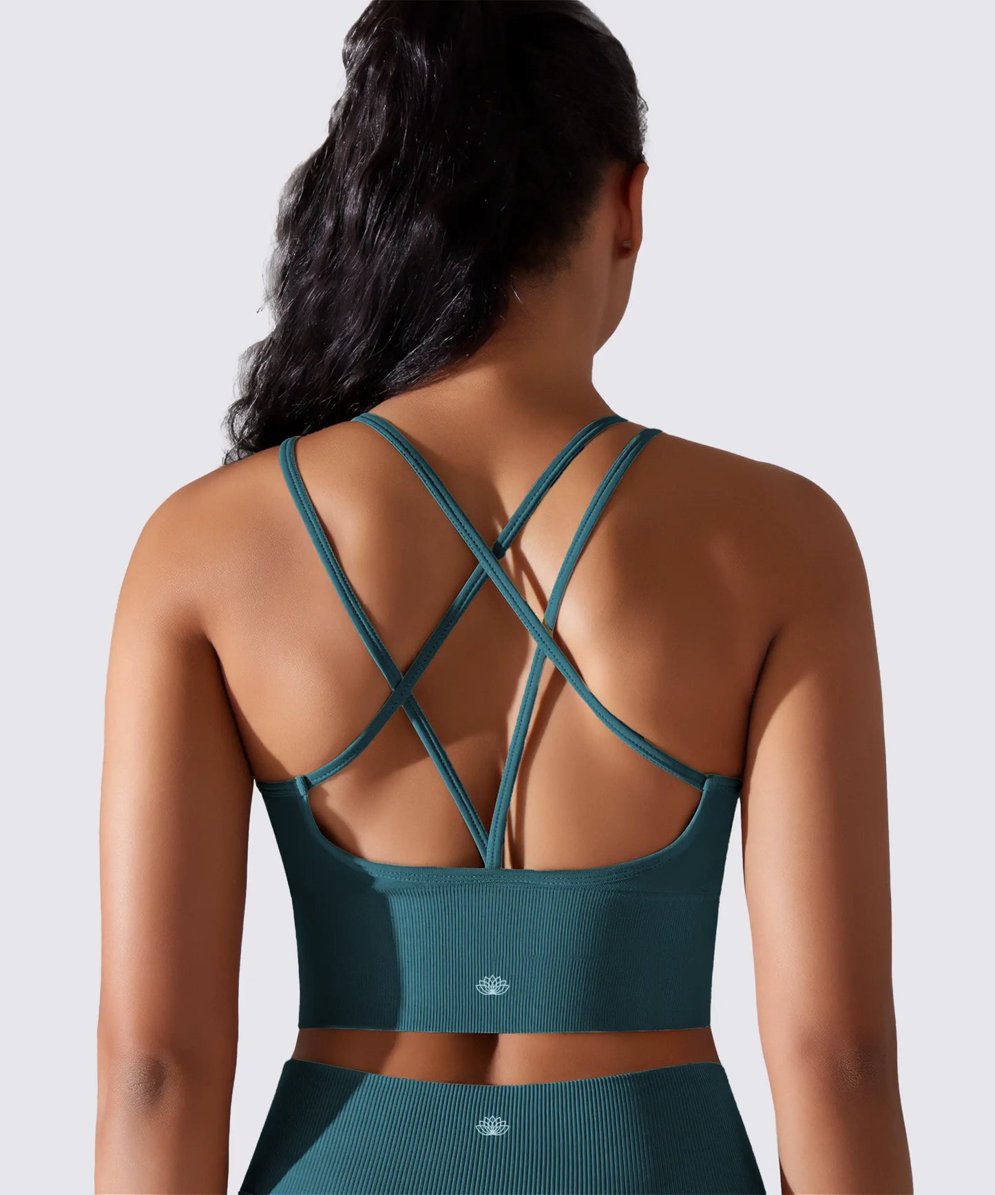 YOGA PILATES &amp; FITNESS SPORT-BH OPTIMALER HALT SMARAGDBLAU
