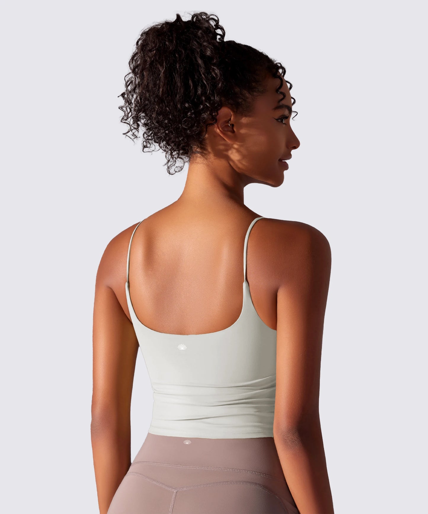 BRASSIÈRE DE SPORT BLANCHE FINES BRETELLES MAINTIEN ET CONFORT