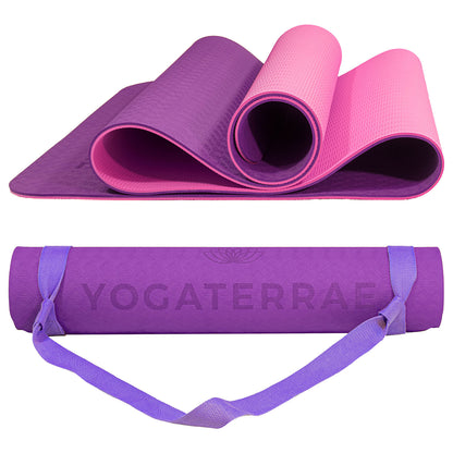 TAPIS DE YOGA STUDIO VIOLET ROSE (OFFRE RENOUVELÉE)