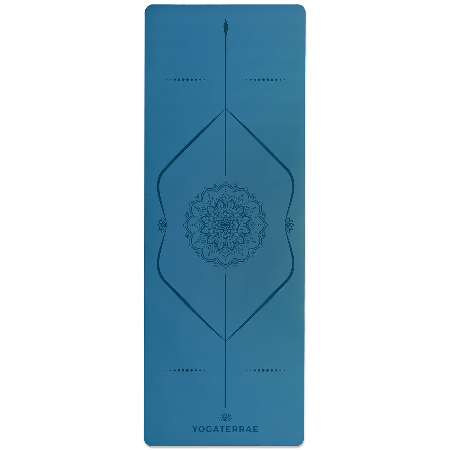 TAPIS DE YOGA MAUNA KEA BLEU POLAIRE AVEC SAC