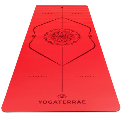 TAPIS DE YOGA MAUNA KEA ROUGE AVEC SAC