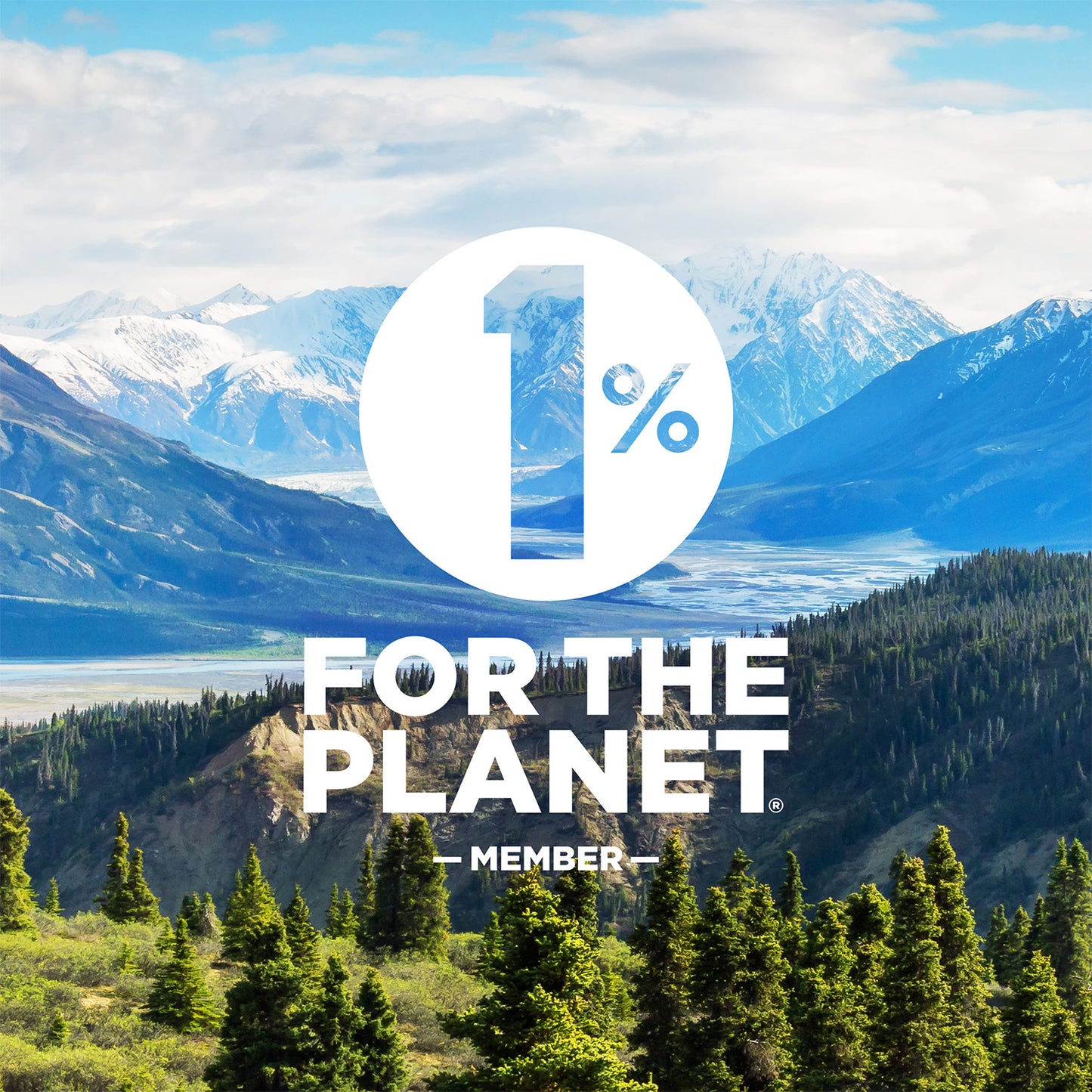 "Logo 1% for the planet Yogaterrae Member"