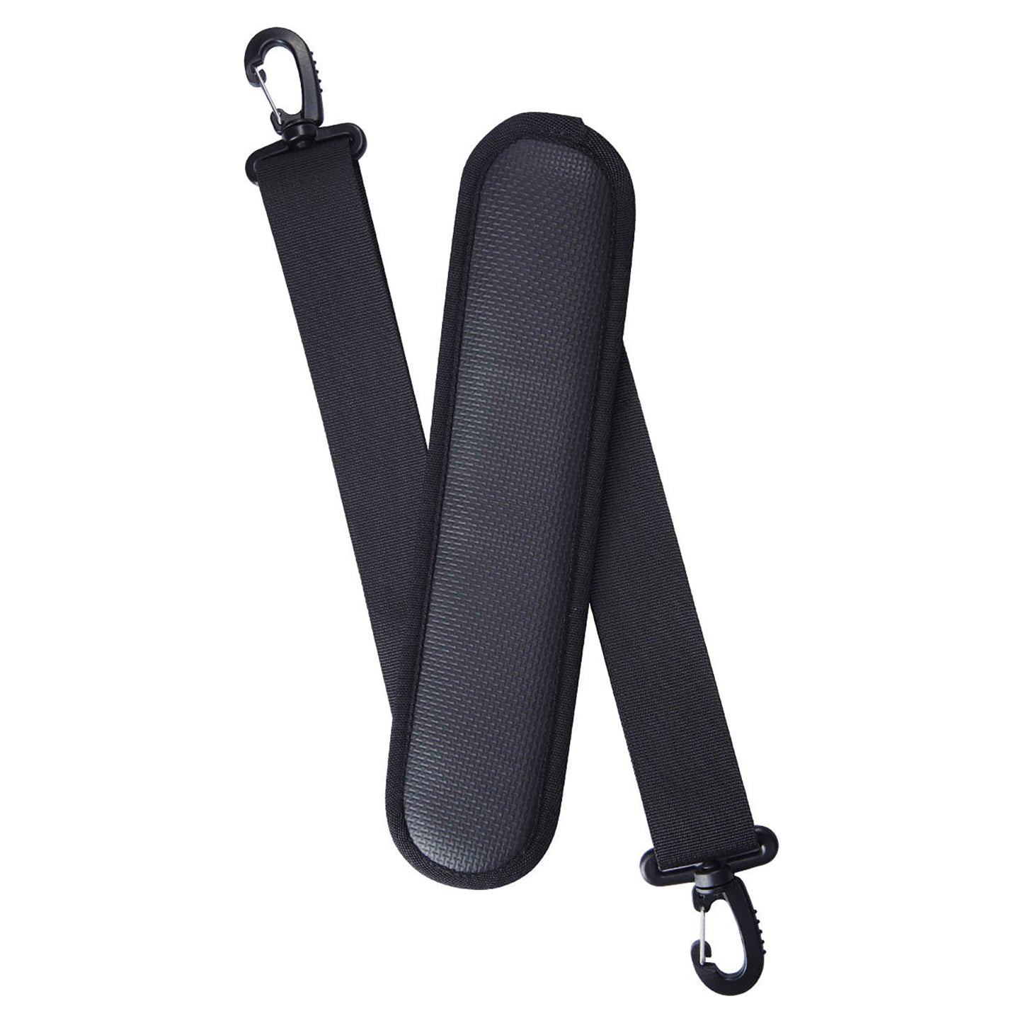 "Sangle de transport noire ajustable boucles et clips qualité premium tout confort pour planches de SUP Yogaterrae"