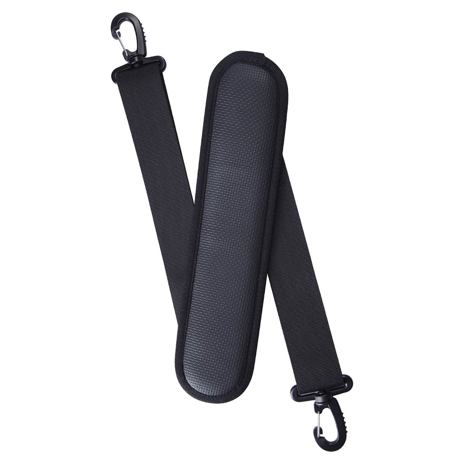 "Sangle de transport noire ajustable boucles et clips qualité premium tout confort pour planches de SUP Yogaterrae"
