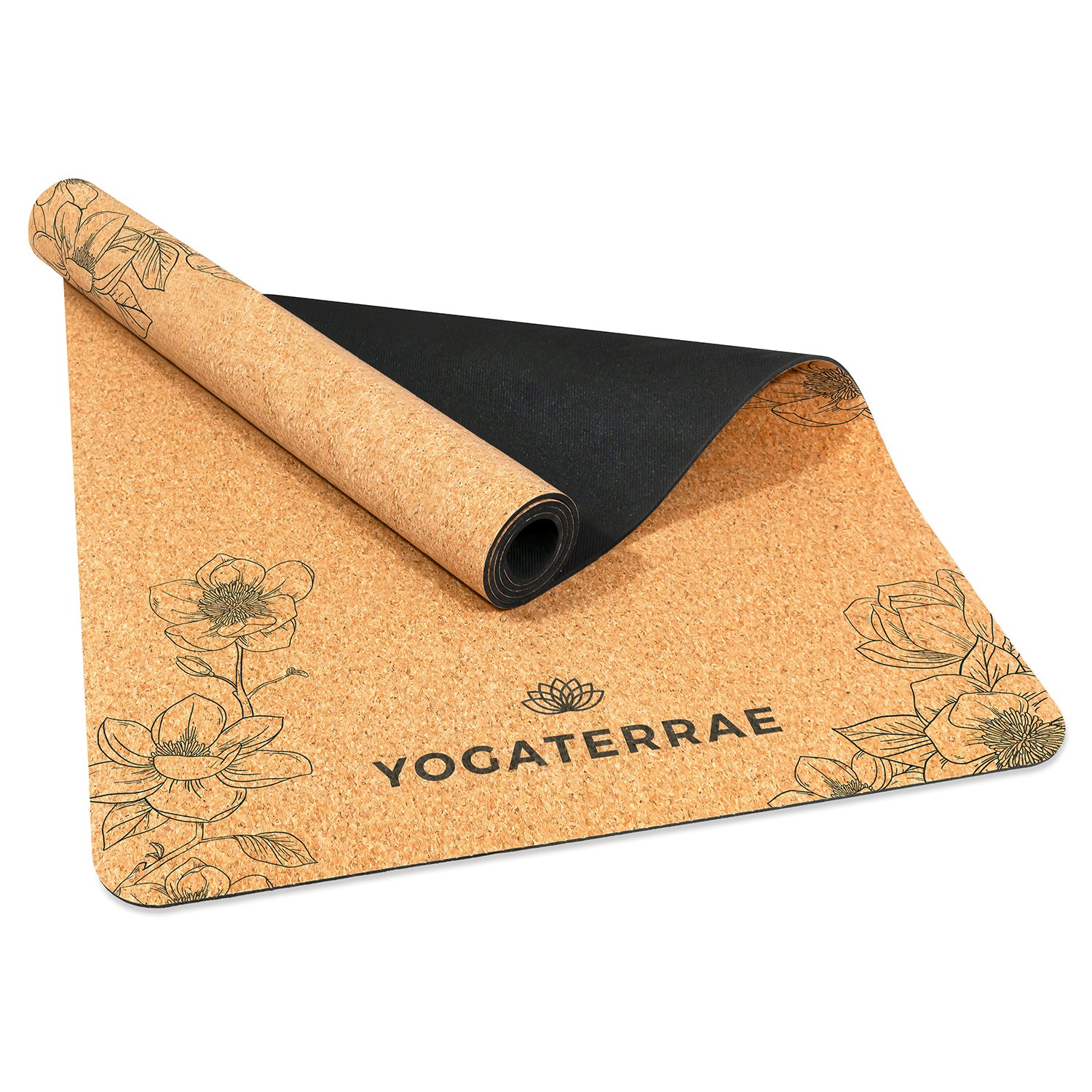 Tapis de Yoga écologique luxe en liège naturel (183x61cm)