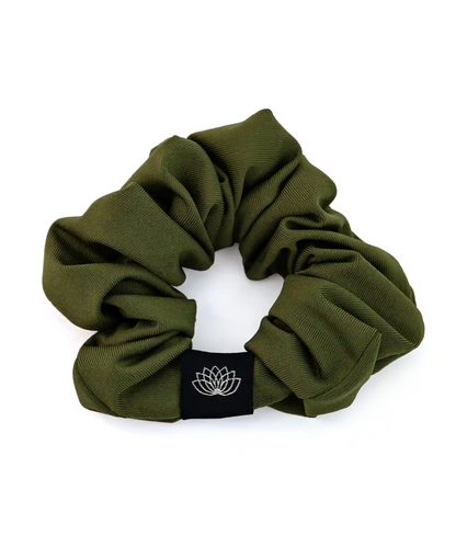 3ER-SET HAARGUMMIS TÜRKIS - KHAKI - ROSA