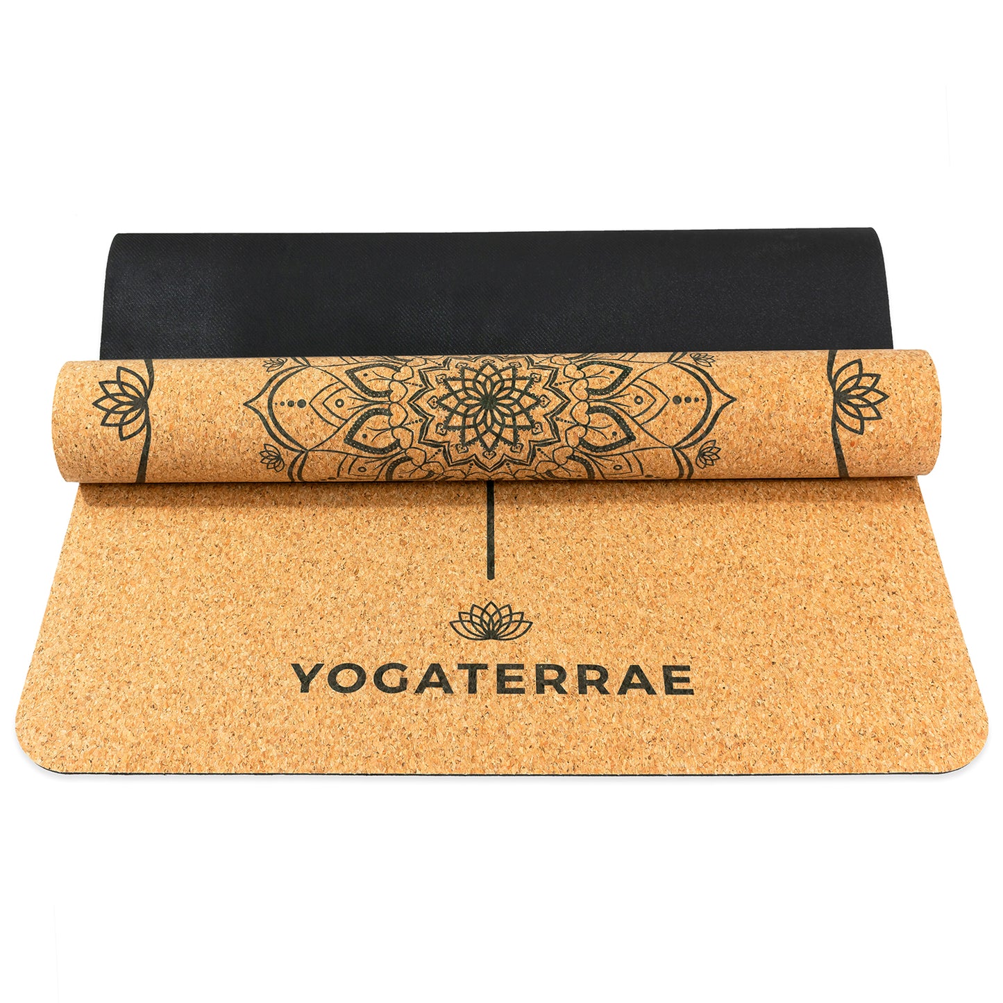 MANDALA-YOGAMATTE AUS KORK UND NATURKAUTSCHUK (ERNEUTES ANGEBOT)