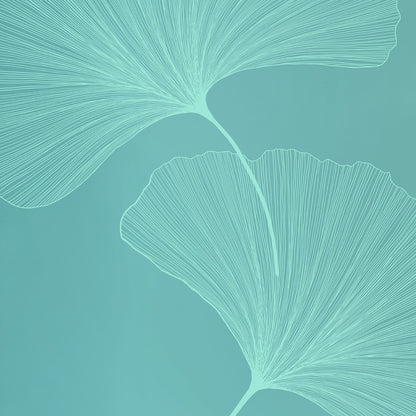 GINKGOS YOGA MAT MINT GREEN NATURAL PU-RUBBER WITH BAG