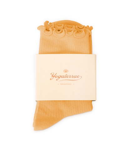WOMEN'S CORAL WAVY EDGE SOCKS