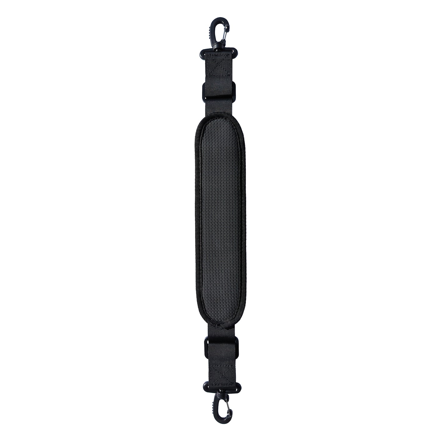  "Adjustable black carrying strap with buckles and clips to easily secure and transport Yogaterrae SUP boards"