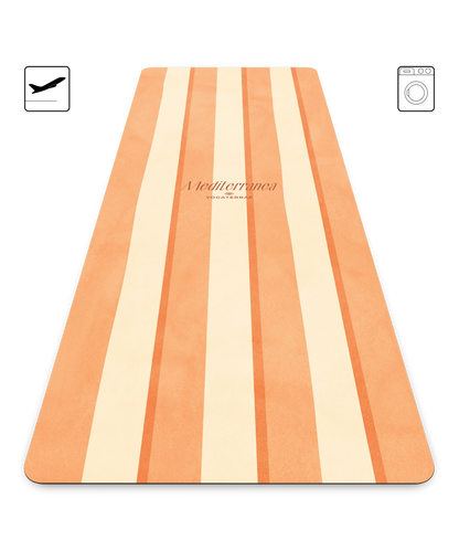 ESTERILLA DE YOGA DE VIAJE DE 1 MM DE MICROFIBRA ANTIDESLIZANTE SORRENTO – MEDITERRÁNEA