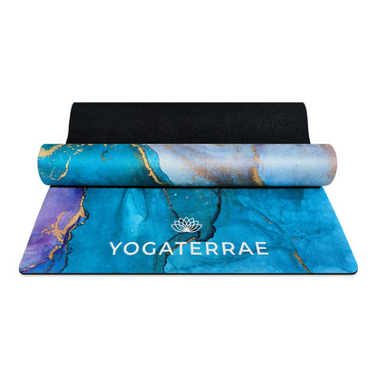 ESTERILLA DE YOGA DE MICROFIBRA DE ANTE Y CAUCHO NATURAL ANANDA VOYAGE