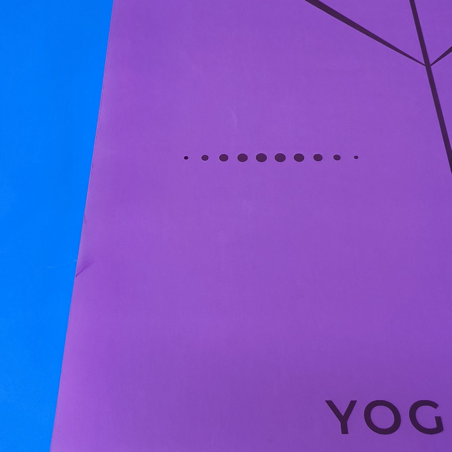 TAPPETINO YOGA VINTAGE MANDALA VIOLA IN GOMMA NATURALE (OFFERTA RINNOVATA)