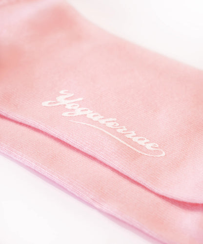 Calzini a righe a contrasto da donna, rosa